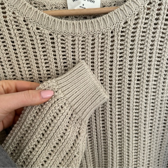Aritzia Wilfred Free Afterglow Sweater Mullein Size M - Picture 6 of 7